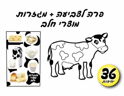 יצירה +גזירות פרה ומוצרי חלב