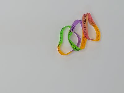 צמידי סיליקון חנוכה שמח 18 יח במארז