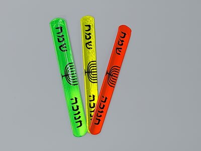 צמידים זוהרים חנוכה שמח 36 יח בחבילה