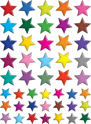 מדבקות כוכבים צבעוניים