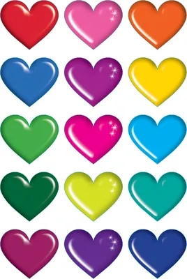 מדבקות לבבות צבעוניים 3 סמ