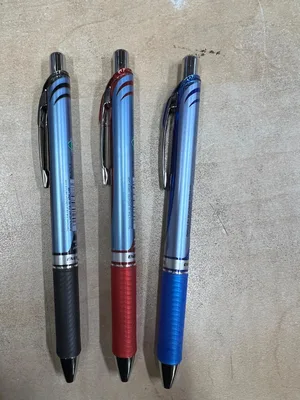 עט pentel: 0.4,0.5,0.7,1.0 אדום,כחול,שחור